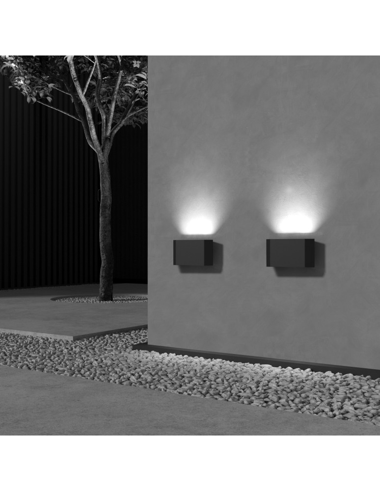 Outdoor wall lamps - Maytoni Outdoor Pull Architectural LED wall lamp 5W 300lm 3000K IP54 Graphite O412WL-L5GF3K. - product kolory-swiatla.pl 7