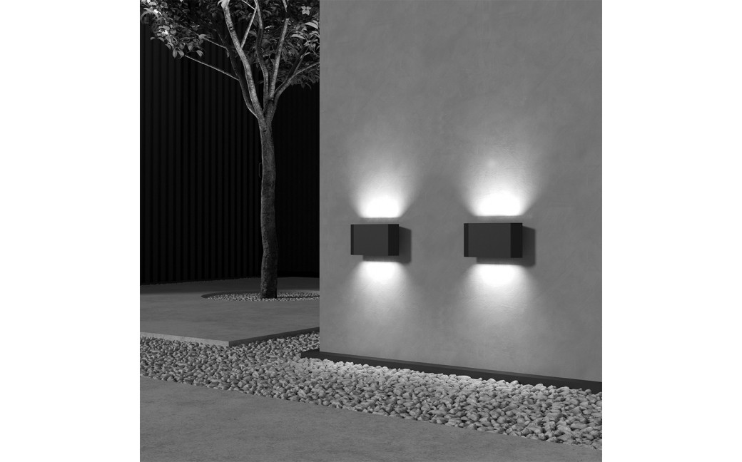 Maytoni Zewnętrzna Pull Kinkiet Architektoniczny LED 8W 400lm 3000K IP54 Graphite O412WL-L8GF3K