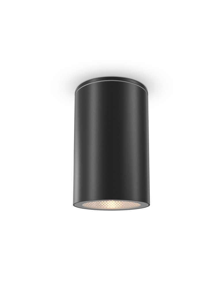 Outdoor ceiling lamps - Maytoni Outdoor Roll Ceiling Lamp 1xGU10 50W IP54 Black O307CL-01B. - product kolory-swiatla.pl 1