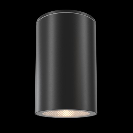 Maytoni Zewnętrzna Roll Lampa Sufitowa 1xGU10 50W IP54 Black O307CL-01B