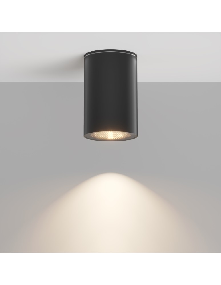 Outdoor ceiling lamps - Maytoni Outdoor Roll Ceiling Lamp 1xGU10 50W IP54 Black O307CL-01B. - product kolory-swiatla.pl 6