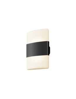 Maytoni Outdoor Rom LED wall lamp/shade 12W 1300lm 3000K IP54 Graphite O442WL-L12GF3K.