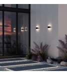 Outdoor wall lamps - Maytoni Outdoor Rom LED wall lamp/shade 12W 1300lm 3000K IP54 Graphite O442WL-L12GF3K. - product 2