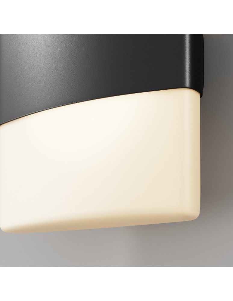 Outdoor wall lamps - Maytoni Outdoor Rom LED wall lamp/shade 12W 1300lm 3000K IP54 Graphite O442WL-L12GF3K. - product kolory-swiatla.pl 3