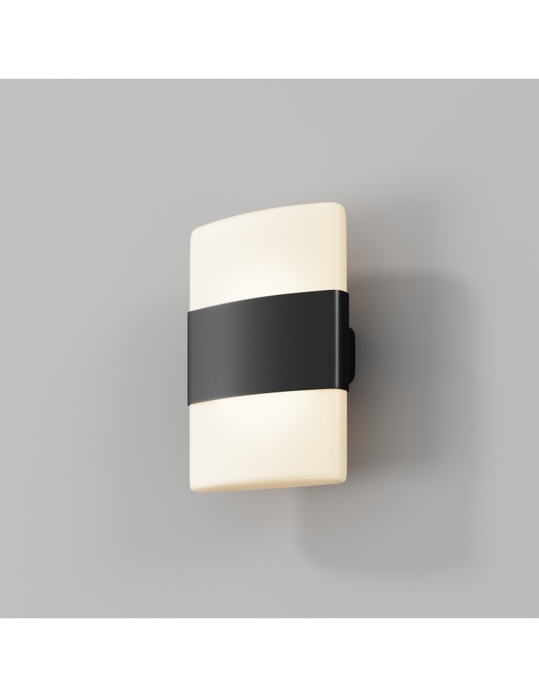 Outdoor wall lamps - Maytoni Outdoor Rom LED wall lamp/shade 12W 1300lm 3000K IP54 Graphite O442WL-L12GF3K. - product kolory-swiatla.pl 5