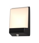 Outdoor lights with motion sensor - Maytoni Outdoor Row LED wall sconce/wall lamp 9W 500lm 3000K IP44 Graphite O448WL-L9GF3KSR - product 1