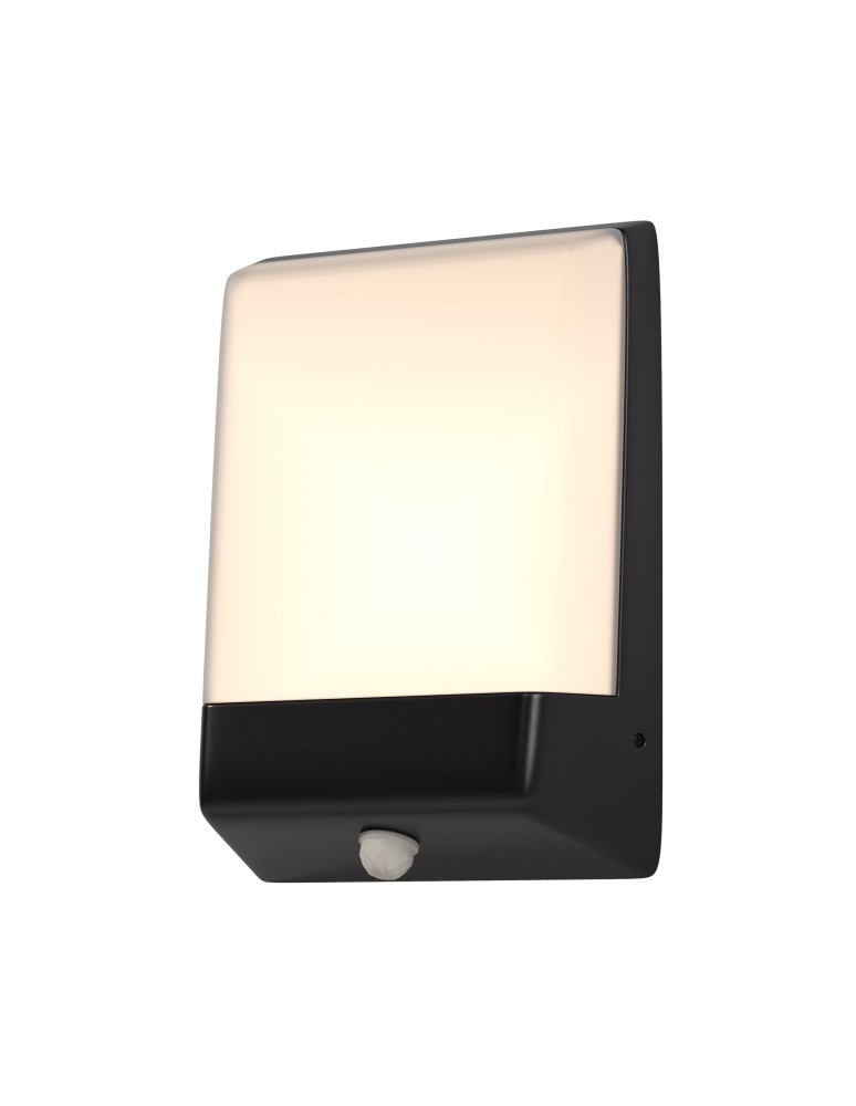 Outdoor lights with motion sensor - Maytoni Outdoor Row LED wall sconce/wall lamp 9W 500lm 3000K IP44 Graphite O448WL-L9GF3KSR - product kolory-swiatla.pl 1