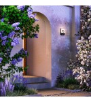 Outdoor lights with motion sensor - Maytoni Outdoor Row LED wall sconce/wall lamp 9W 500lm 3000K IP44 Graphite O448WL-L9GF3KSR - product 2