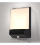 Outdoor lights with motion sensor - Maytoni Outdoor Row LED wall sconce/wall lamp 9W 500lm 3000K IP44 Graphite O448WL-L9GF3KSR - product 5