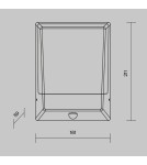 Outdoor lights with motion sensor - Maytoni Outdoor Row LED wall sconce/wall lamp 9W 500lm 3000K IP44 Graphite O448WL-L9GF3KSR - product 6