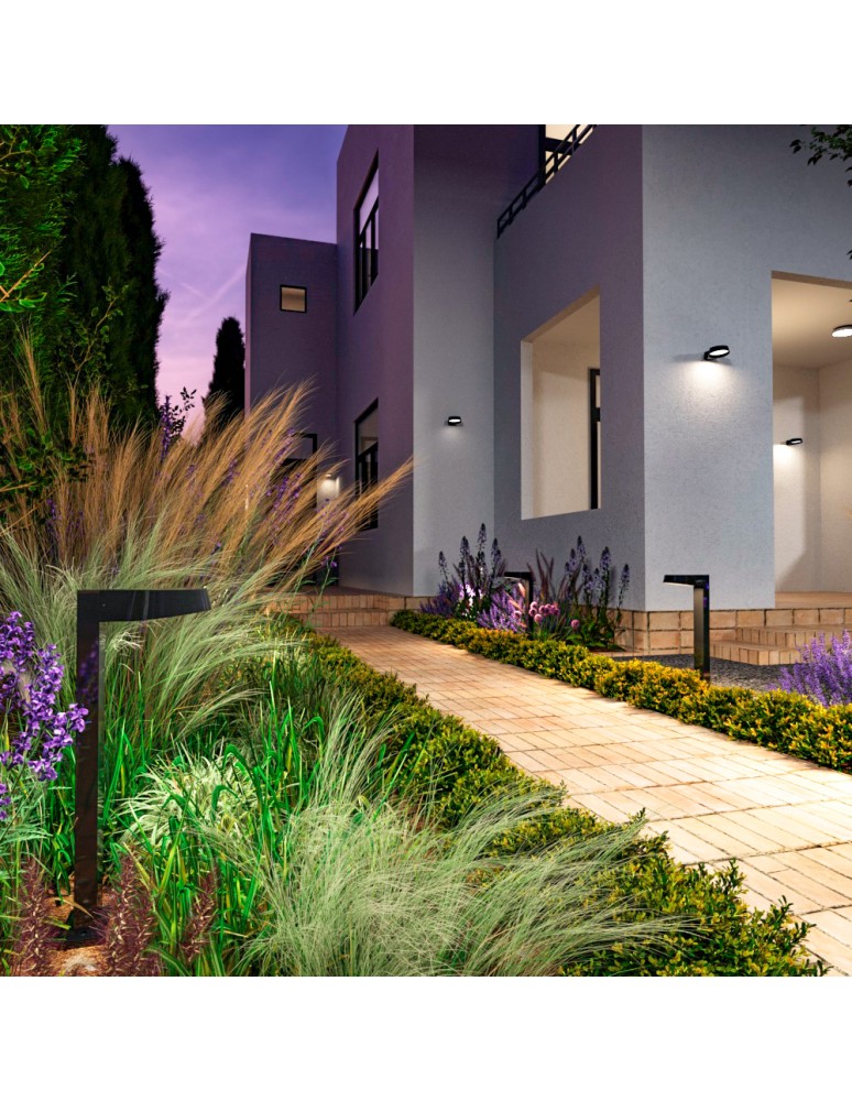 Outdoor wall lamps - Maytoni Outdoor Share LED wall sconce/wall lamp 12W 1200lm 3000K IP54 Graphite O443WL-L12GF3K. - product kolory-swiatla.pl 2