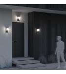 Solar lamps - Maytoni Outdoor Shatter LED wall lamp/wall lamp 2W 150lm 3000K IP54 Graphite OSL457WL-L2GF3K - product 7