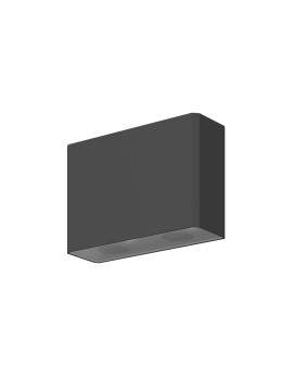 Maytoni Zewnętrzna Show Kinkiet Architektoniczny LED 4W 200lm 3000K IP54 Graphite O433WL-L4GF3K