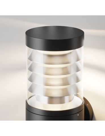 Maytoni Zewnętrzna Spir Kinkiet/Ścienna LED 12W 350lm 3000K IP54 Graphite O439WL-L12GF3K - produkt 2