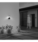 Outdoor wall lamps - Maytoni Outdoor Spir LED wall sconce/wall lamp 12W 350lm 3000K IP54 Graphite O439WL-L12GF3K - product 6