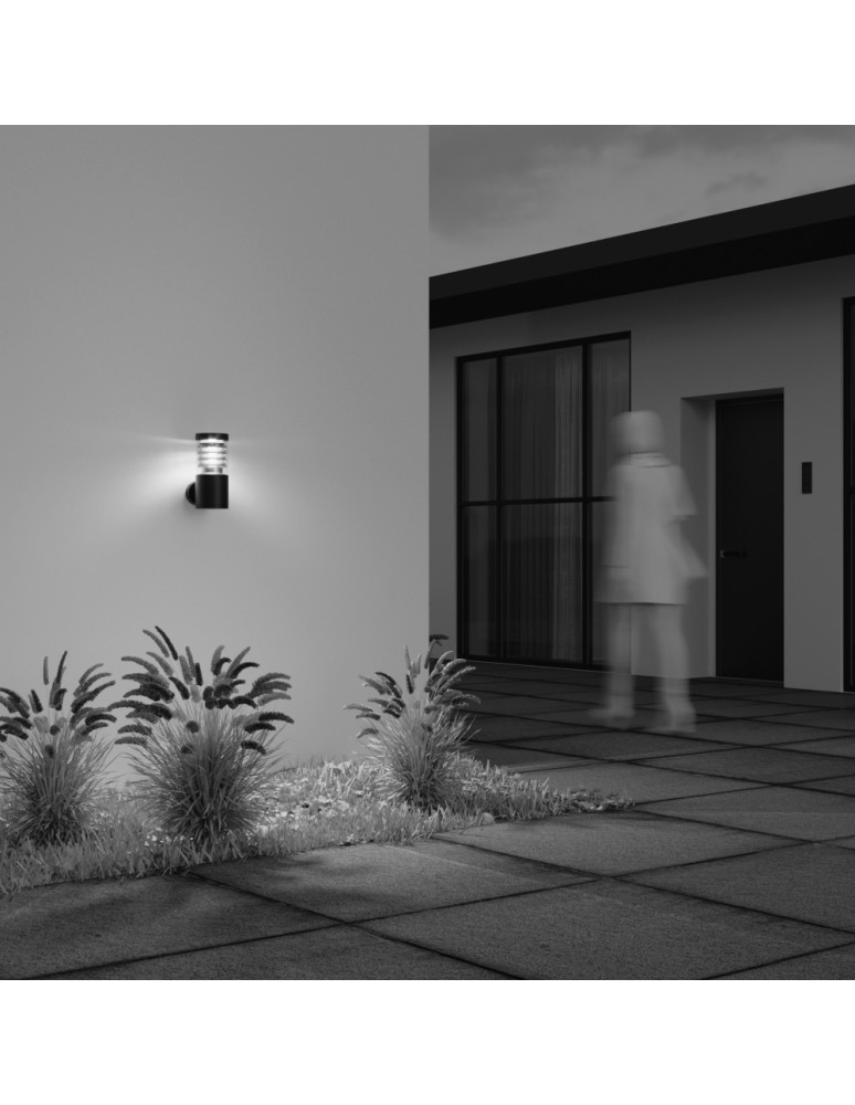 Outdoor wall lamps - Maytoni Outdoor Spir LED wall sconce/wall lamp 12W 350lm 3000K IP54 Graphite O439WL-L12GF3K - product kolory-swiatla.pl 6