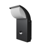 Outdoor lights with motion sensor - Maytoni Outdoor Stock Wall lamp/sensor LED 7W 450lm 3000K IP44 Graphite O446WL-L7GF3KSR - product 1