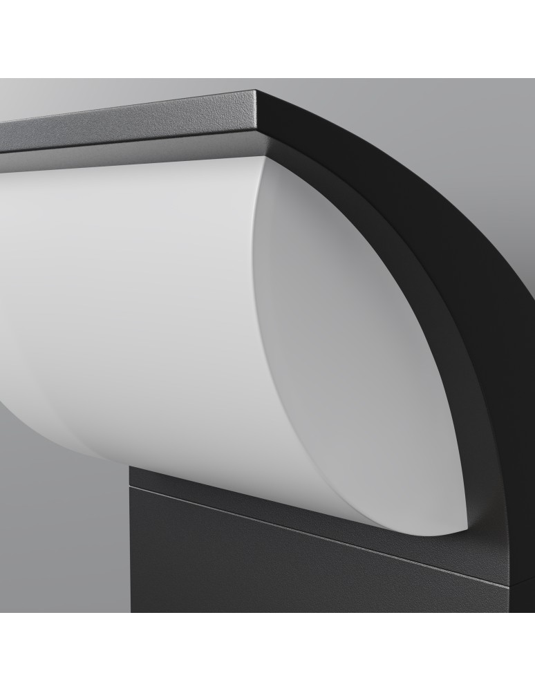 Outdoor lights with motion sensor - Maytoni Outdoor Stock Wall lamp/sensor LED 7W 450lm 3000K IP44 Graphite O446WL-L7GF3KSR - product kolory-swiatla.pl 2