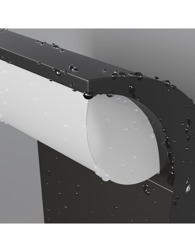 Outdoor lights with motion sensor - Maytoni Outdoor Stock Wall lamp/sensor LED 7W 450lm 3000K IP44 Graphite O446WL-L7GF3KSR - product kolory-swiatla.pl 3