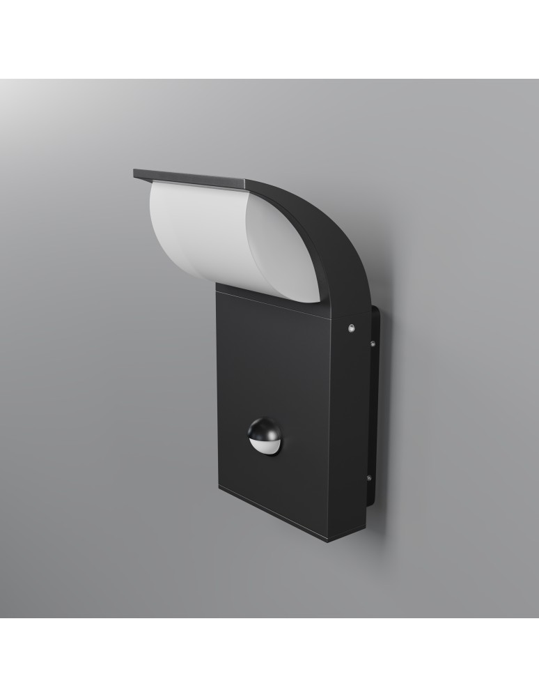 Outdoor lights with motion sensor - Maytoni Outdoor Stock Wall lamp/sensor LED 7W 450lm 3000K IP44 Graphite O446WL-L7GF3KSR - product kolory-swiatla.pl 4