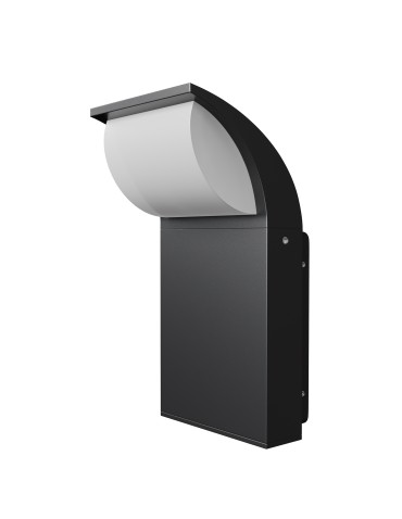 Maytoni Outdoor Stock LED wall lamp/shade 7W 450lm 3000K IP65 Graphite O446WL-L7GF3K.