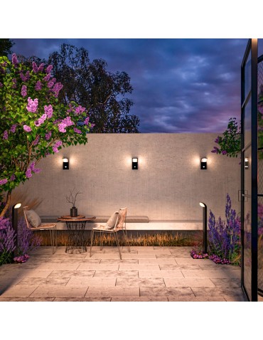 Maytoni Outdoor Stock LED wall lamp/shade 7W 450lm 3000K IP65 Graphite O446WL-L7GF3K. - product 2