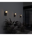 Outdoor wall lamps - Maytoni Outdoor Stock LED wall lamp/shade 7W 450lm 3000K IP65 Graphite O446WL-L7GF3K. - product 7