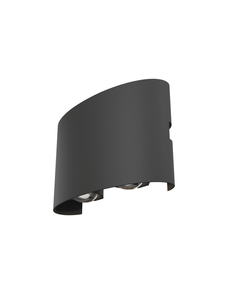 Outdoor wall lamps - Maytoni Outdoor Strato Architectural LED wall lamp 4W 400lm 3000K IP54 Grey O417WL-L4GR3K. - product kolory-swiatla.pl 3