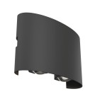 Outdoor wall lamps - Maytoni Outdoor Strato Architectural LED wall lamp 4W 400lm 3000K IP54 Grey O417WL-L4GR3K. - product 4