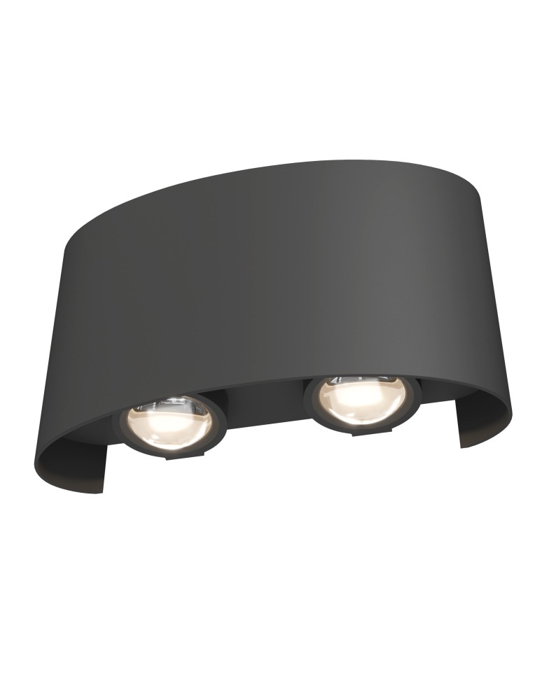 Outdoor wall lamps - Maytoni Outdoor Strato Architectural LED wall lamp 4W 400lm 3000K IP54 Grey O417WL-L4GR3K. - product kolory-swiatla.pl 5