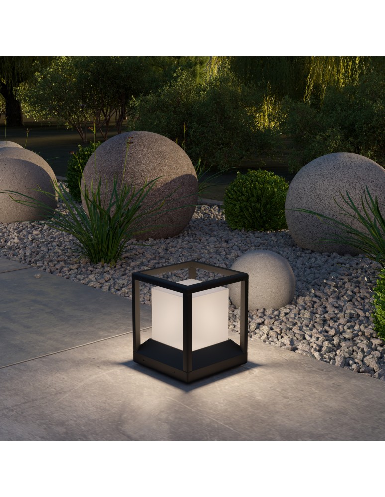 Standing garden lamps - Maytoni Outdoor Garden Trim 1xE27 15W IP65 Graphite O455FL-01GF. - product kolory-swiatla.pl 2