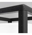 Standing garden lamps - Maytoni Outdoor Garden Trim 1xE27 15W IP65 Graphite O455FL-01GF. - product 4