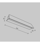 Outdoor wall lamps - Maytoni Outdoor Trupp LED wall lamp/shade 10W 550lm 3000K IP54 Graphite O429WL-L10GF3K. - product 5
