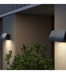 Outdoor wall lamps - Maytoni Outdoor Trupp LED wall lamp/wall lamp 6W 300lm 3000K IP54 Graphite O429WL-L6GF3K. - product 2