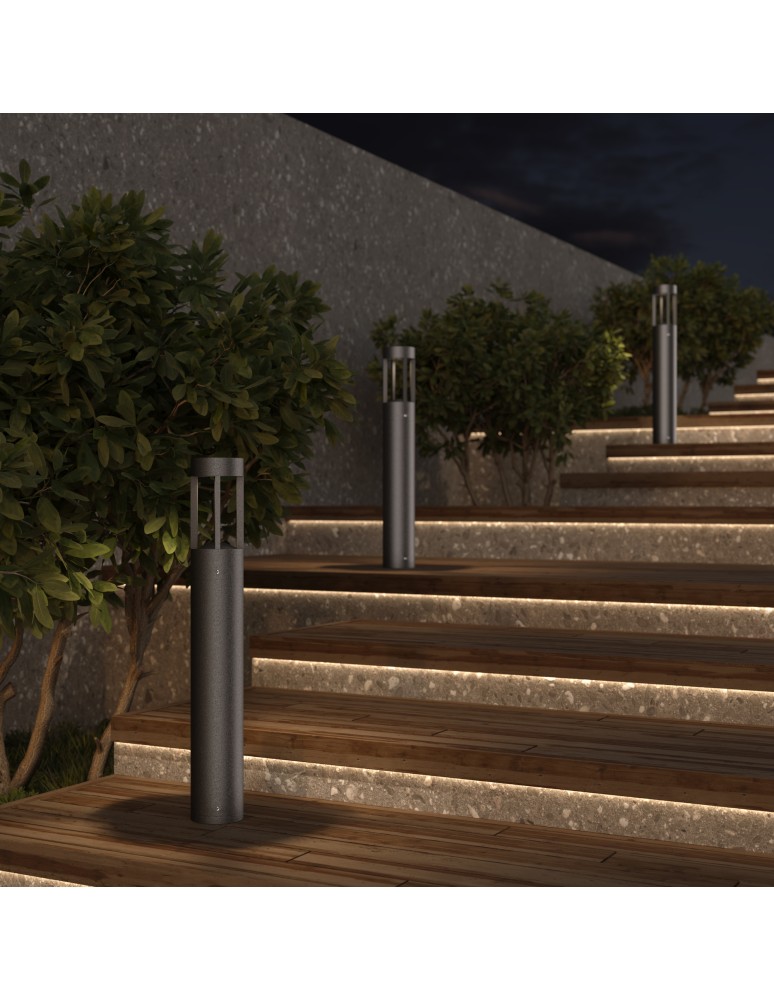 Standing garden lamps - Maytoni Outdoor Vint Garden LED 9W 450lm 3000K IP65 Graphite O458FL-L9GF3K. - product kolory-swiatla.pl 2