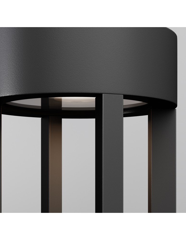 Outdoor wall lamps - Maytoni Outdoor Vint LED wall sconce/wall lamp 9W 450lm 3000K IP65 Graphite O458WL-L9GF3K - product kolory-swiatla.pl 2