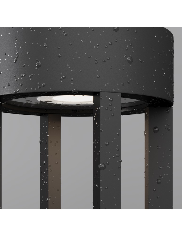 Outdoor wall lamps - Maytoni Outdoor Vint LED wall sconce/wall lamp 9W 450lm 3000K IP65 Graphite O458WL-L9GF3K - product kolory-swiatla.pl 3