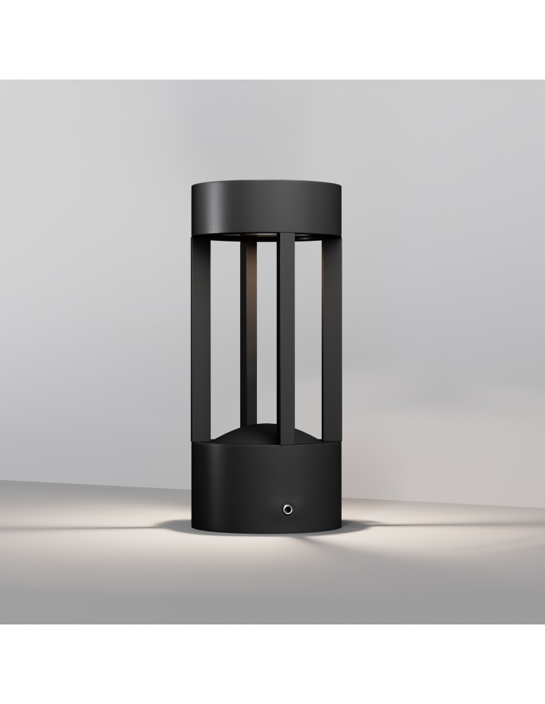 Outdoor wall lamps - Maytoni Outdoor Vint LED wall sconce/wall lamp 9W 450lm 3000K IP65 Graphite O458WL-L9GF3K - product kolory-swiatla.pl 4