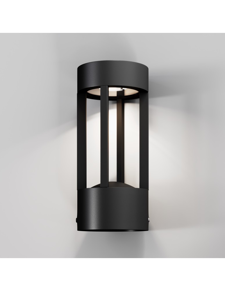 Outdoor wall lamps - Maytoni Outdoor Vint LED wall sconce/wall lamp 9W 450lm 3000K IP65 Graphite O458WL-L9GF3K - product kolory-swiatla.pl 5