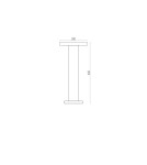 Standing garden lamps - Maytoni Outdoor Wald Garden LED 12W 1000lm 3000K IP65 Graphite O420FL-L12GF. - product 8
