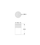 Outdoor ceiling lamps - Maytoni Outdoor Willis Ceiling Lamp 1xE27 60W IP54 Graphite O418CL-01GR. - product 5