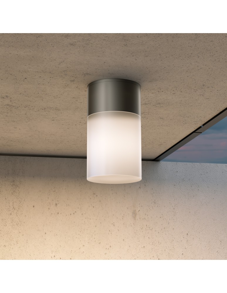 Outdoor ceiling lamps - Maytoni Outdoor Willis Ceiling Lamp 1xE27 60W IP54 Black O418CL-01B. - product kolory-swiatla.pl 2