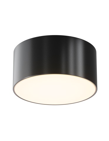 Maytoni Outdoor Zon IP LED Ceiling Lamp 15W 900lm 3000K IP65 Black O430CL-L15B3K.