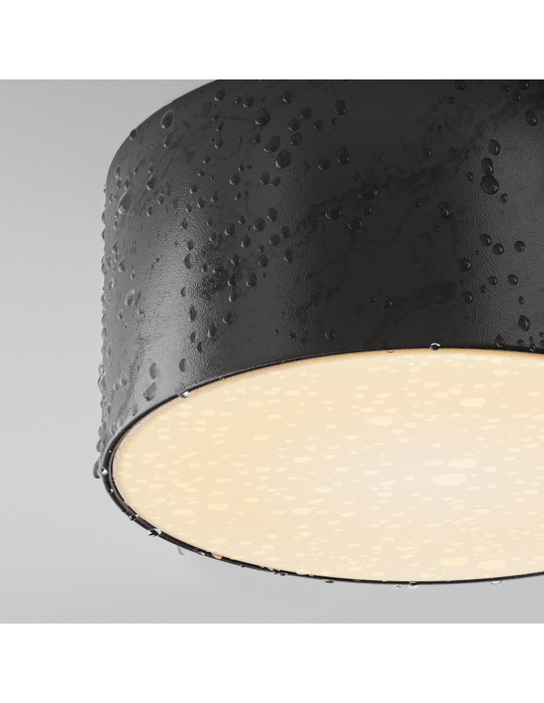 Outdoor ceiling lamps - Maytoni Outdoor Zon IP LED Ceiling Lamp 15W 900lm 3000K IP65 Black O430CL-L15B3K. - product kolory-swiatla.pl 3