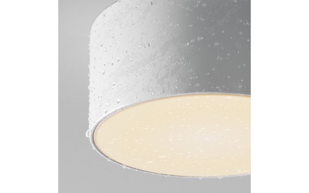 Maytoni Zewnętrzna Zon IP Lampa Sufitowa LED 15W 900lm 3000K IP65 Biały O430CL-L15W3K