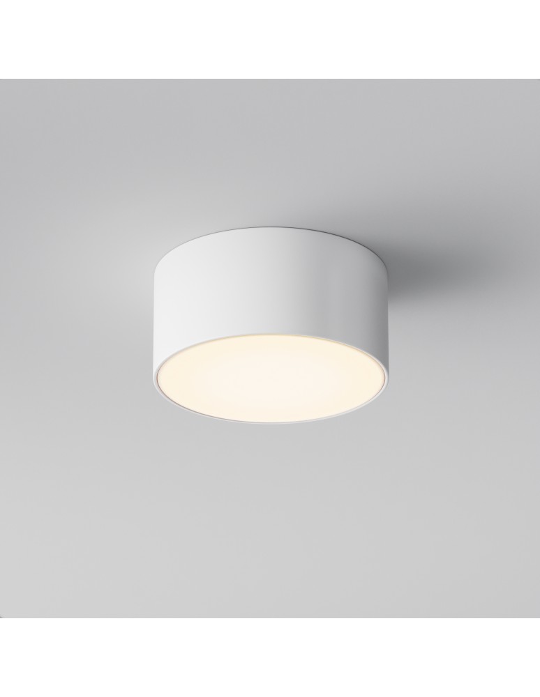 Outdoor ceiling lamps - Maytoni Outdoor Zon IP LED Ceiling Lamp 15W 900lm 3000K IP65 White O430CL-L15W3K. - product kolory-swiatla.pl 4