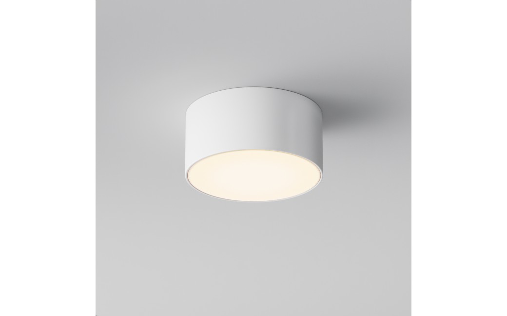 Maytoni Zewnętrzna Zon IP Lampa Sufitowa LED 15W 900lm 3000K IP65 Biały O430CL-L15W3K