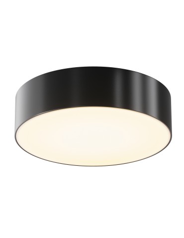 Maytoni Outdoor Zon IP LED Ceiling Lamp 30W 2200lm 3000K IP65 Black O431CL-L30B3K.