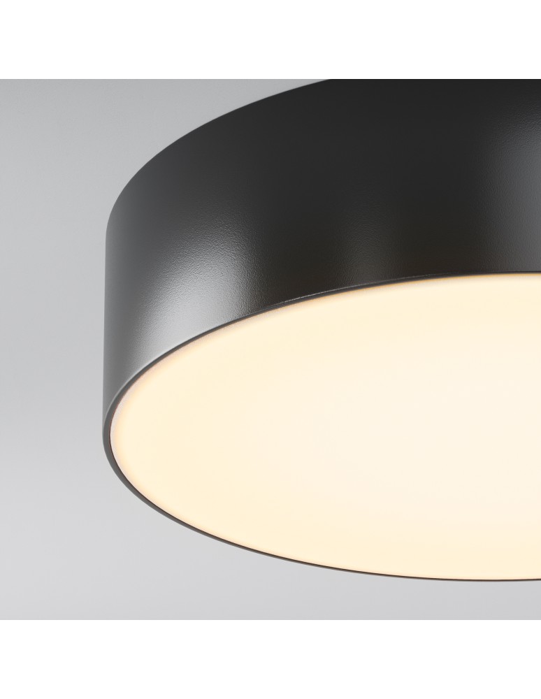 Outdoor ceiling lamps - Maytoni Outdoor Zon IP LED Ceiling Lamp 30W 2200lm 3000K IP65 Black O431CL-L30B3K. - product kolory-swiatla.pl 3
