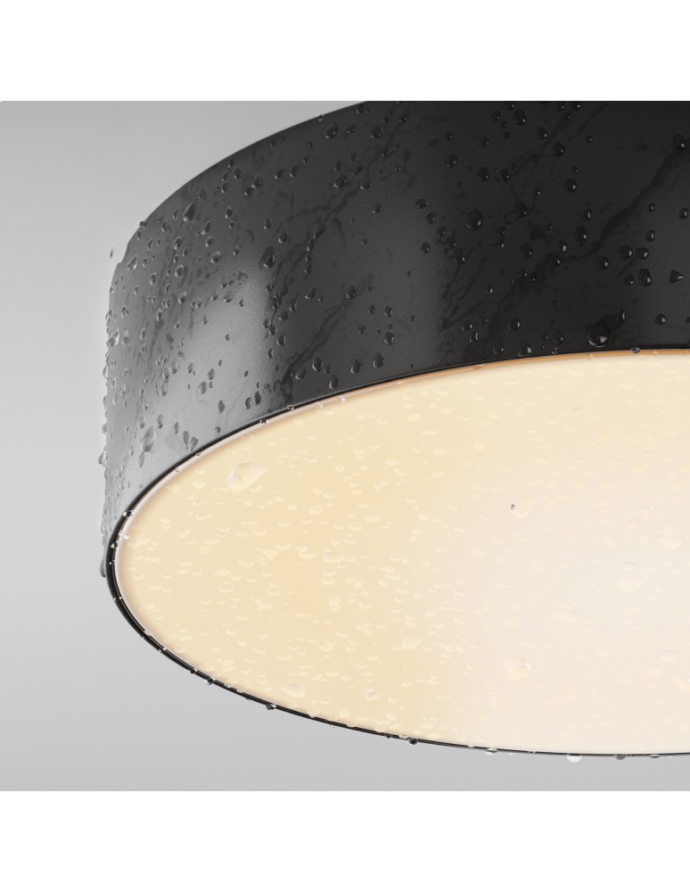 Outdoor ceiling lamps - Maytoni Outdoor Zon IP LED Ceiling Lamp 30W 2200lm 3000K IP65 Black O431CL-L30B3K. - product kolory-swiatla.pl 4